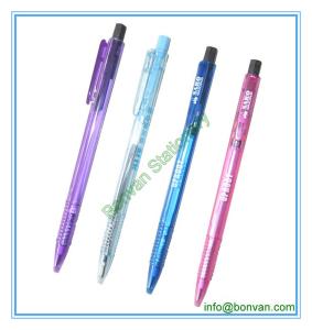 Quality simple side click promotional advertising use ball pen wholesale