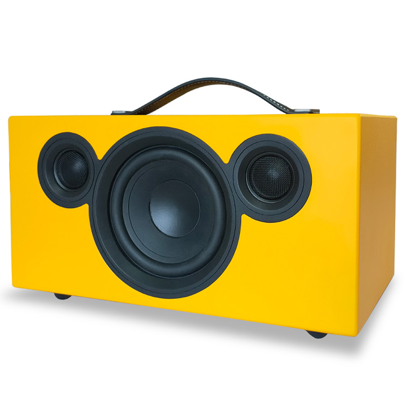 Compact Portable Solid Wooden Bluetooth Speaker For Home With Rechargable Battery