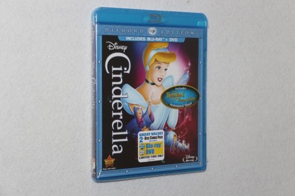 2016 kids Blue ray Cinderella cartoon disney dvd Movies for children Blu-ray