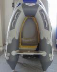 7 Ft 6 Inch Transparent Inflatable Boat Full Colors Removable 2 Person