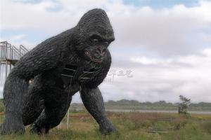 Quality Emulational Animatronic King Kong Gorilla For Amusement Theme Park wholesale