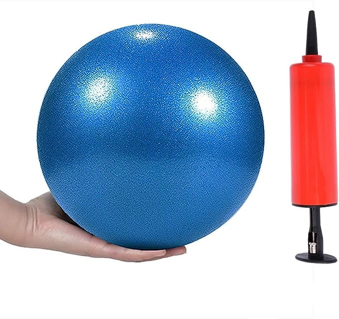 Small Exercise Ball Bender Ball Mini Soft Yoga Ball Workout Ball for Stability Fitness Ab Core Physio