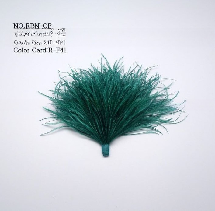 Soft and Fluffy 6*10 cm Dyed Ostrich Feather Bundle for Fashion Design
