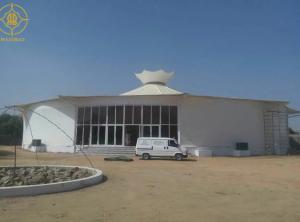 Quality Dome Shape PTFE Membrane A2 9000N Theater Roof Structure wholesale
