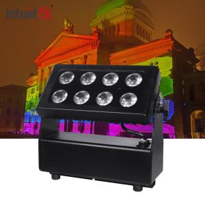 Quality IP65 8x15w 4in1 LED City Color Outdoor Washer Battery Flood Light For Theme Park wholesale