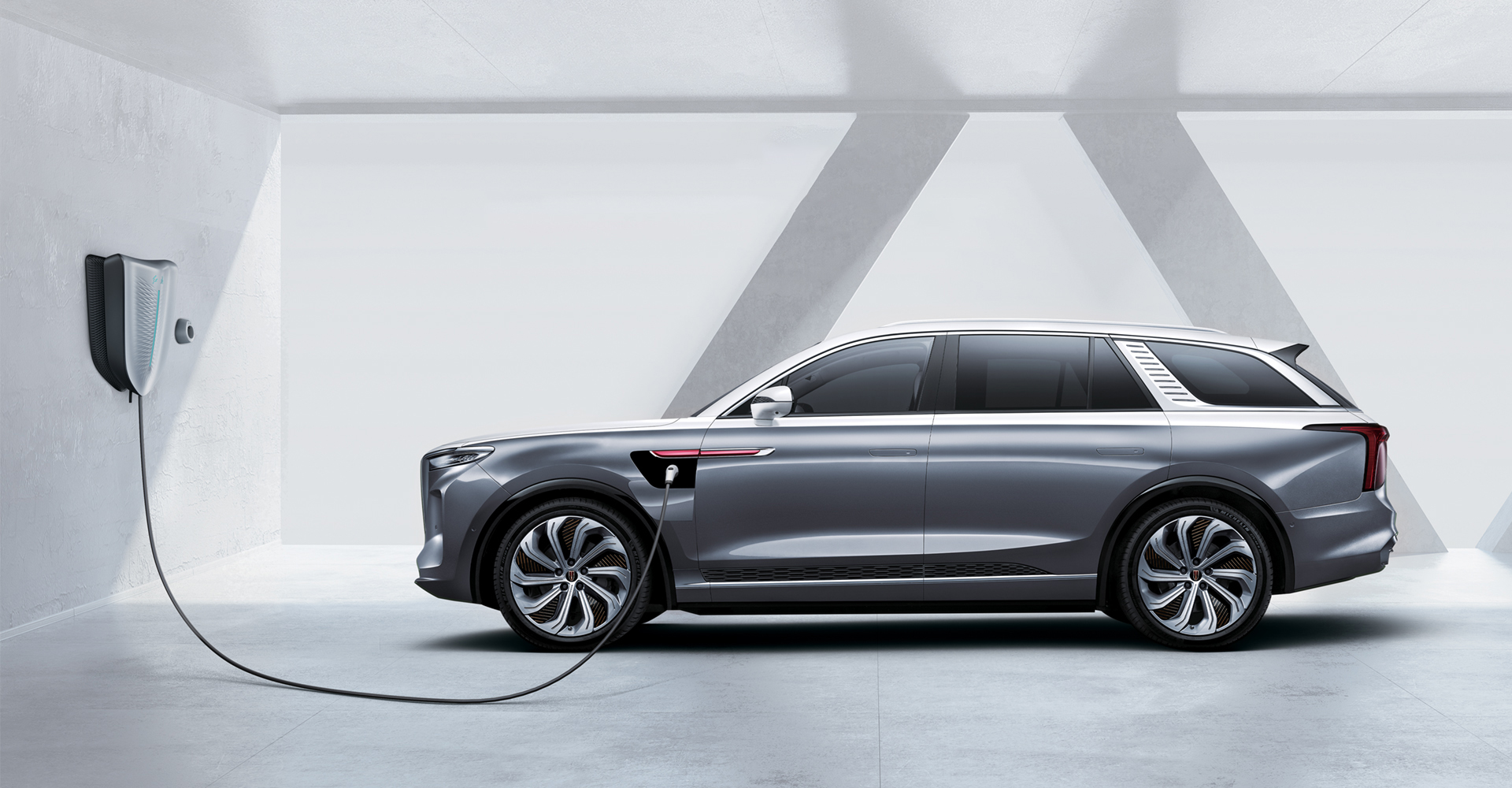 Hot Selling Hongqi EHS9 Electric Cars 5 Door 7 Seat Luxury Chenese E-HS9 Brand New EV Car