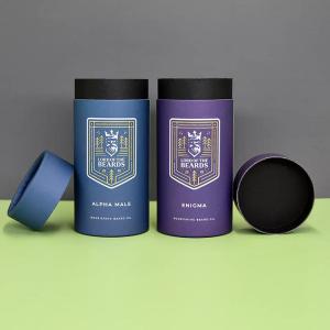 Quality Custom Printed Cardboard Cosmetic Packaging Tubes Eco For Essential Oil wholesale