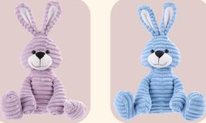 Quality Cute and Lovely Corduroy Material Bunny Rabbit soft Toys 9inch wholesale