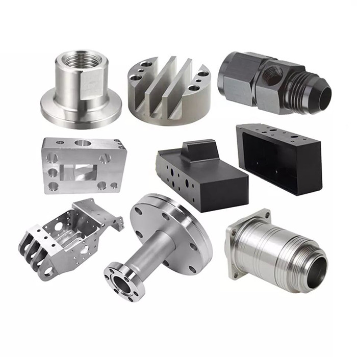 High Precision Aluminum Alloy CNC Machining Parts Service Black Anodizing