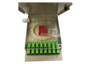 Quality Light Weight Fiber Optic Junction Box , Wall Mount Fiber Enclosure CFTB-108 wholesale