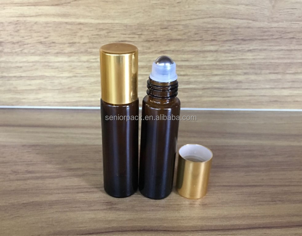 5ml 10ml 15ml Bamboo Wooden Glass Roller Ball Deodorant Bottle for Essential Oil Roll on Perfume without Reed Diffuser