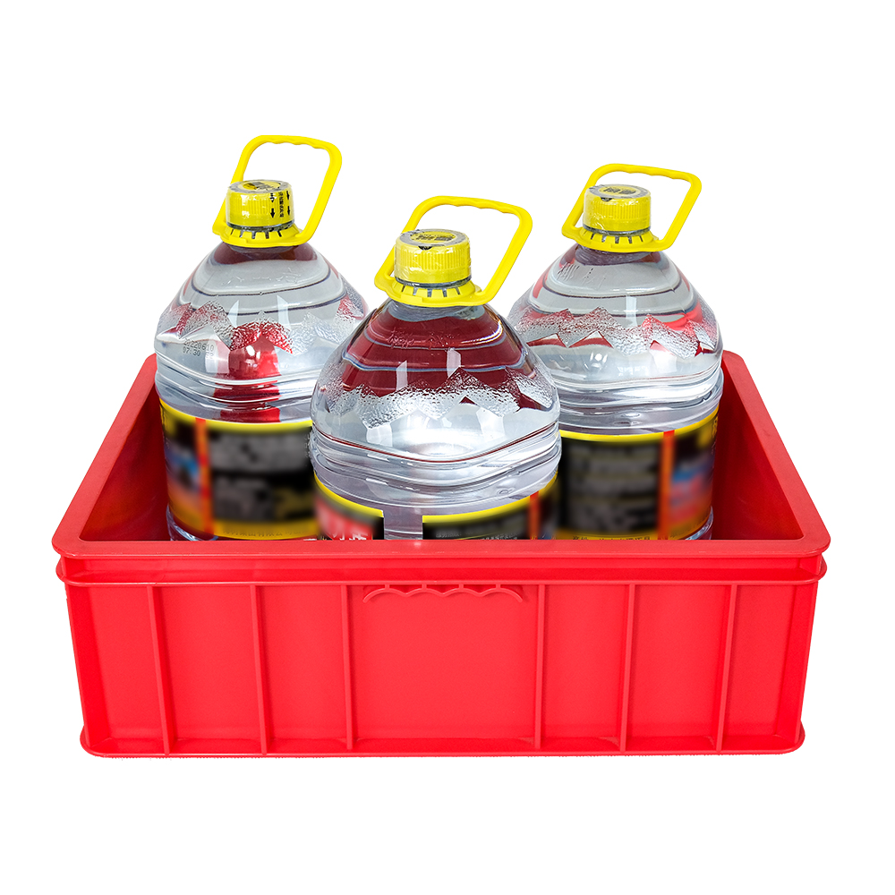 Customized Logo PP Turnover Box for Stackable and Durable Fruit Transportation Crate