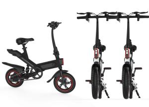 Quality White / Black Small Foldinge Bike , Electric Assist Bike 120kg Loading Ability wholesale
