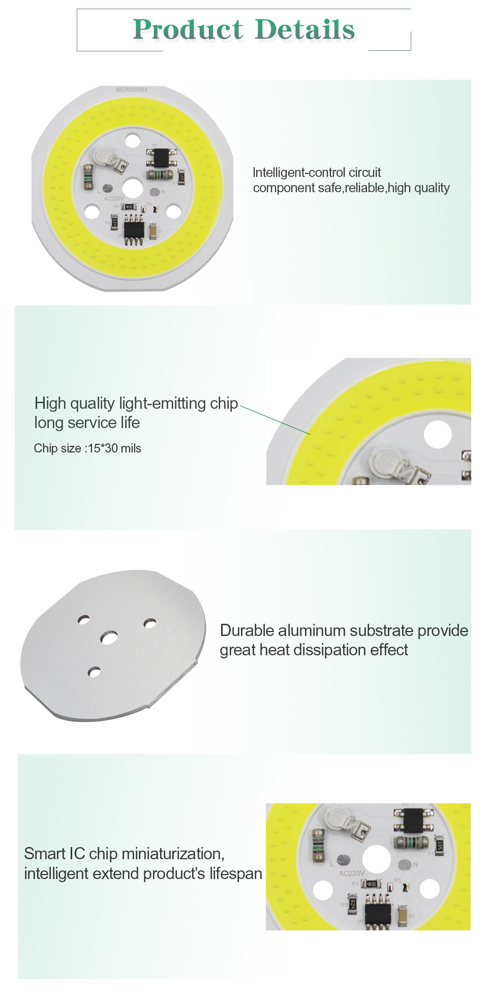 3000K Dimming Cob LED