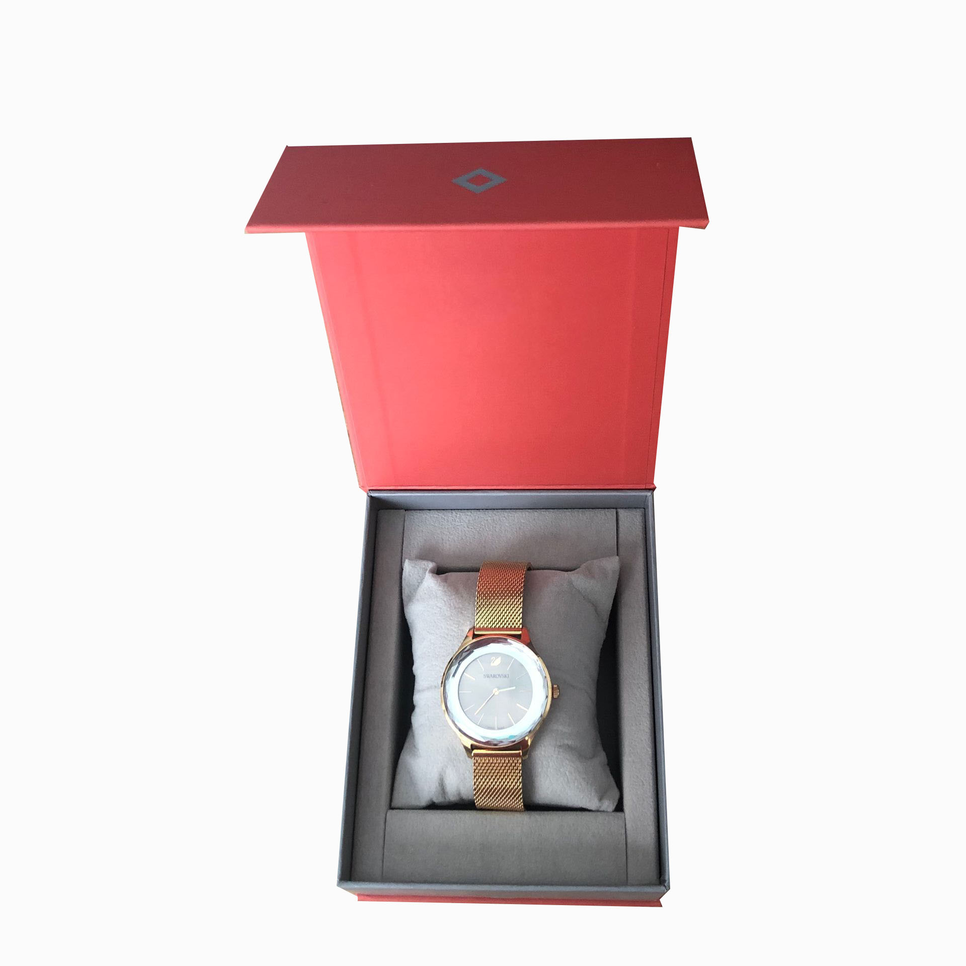 Custom Logo Jewelry Gift Packaging Box with Velvet Insert in Matt or Glossy Lamination