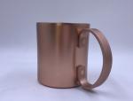 Classical Anodizing 1.0mm Metal Houseware 400ML Aluminum Beer Mugs