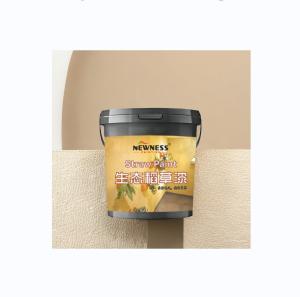 Quality Straw Paint Ecological Loess Mud Paint for Indoor Straw Wall 20KG/bag CAS No. 38891-59-7 wholesale