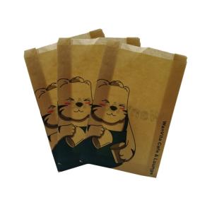 Quality Foods Translucent Biodegradable Wax Paper Bags With Adhesive Strip Gusset Glassine Envelopes wholesale