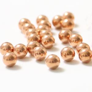 Quality 5MM 6.35MM G200 Precision Solid Copper Ball Bearings , Water Meter Brass Balls wholesale
