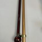 22 Inch 1.8ft Zinc Alloy Cast Iron Curtain Poles