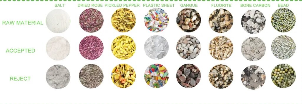 4 Chutes Plasitc Flake Color Sorter With Efficient Ejector plastic colour sorting machine