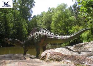 Quality Large Outdoor Dinosaur Garden Ornaments With Silicon Rubber Durable 200-800W wholesale