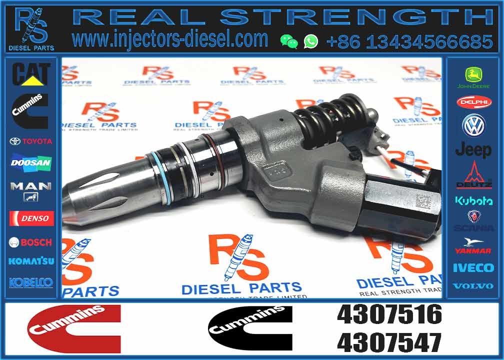 Factory OEM Quality Brand New Diesel Common Rail Fuel Injector Assembly 4307516 3087560 4384360 For C Ummins N14 Engine