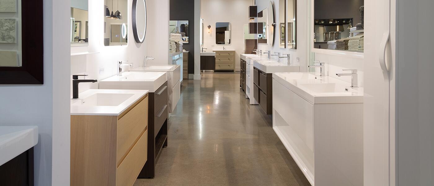 Design High End Bathroom Vanity with Modern Bathroom Cabinets and Basin Included