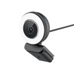 Built In 2pcs High Definition Microphone 78 Degree Webcam With USB Connectivity