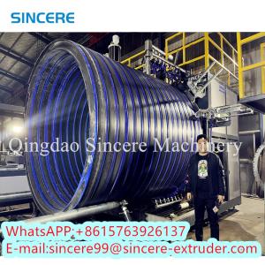 Quality Structured Wall Polyethylene Pe Pipe Extrusion Line Equipment Spiral Winding PPR Pipe Extruder wholesale