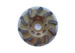High Efficiency Diamond Grinding Disc Angle Grinder Silver Brazed For Concrete