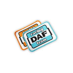Quality Stick Iron On Woven Patch Label Embroidered Merrowed Yarn Material wholesale