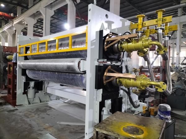 Cheap Fabric Embossing 6000mm Calendar Rolling Machine for sale