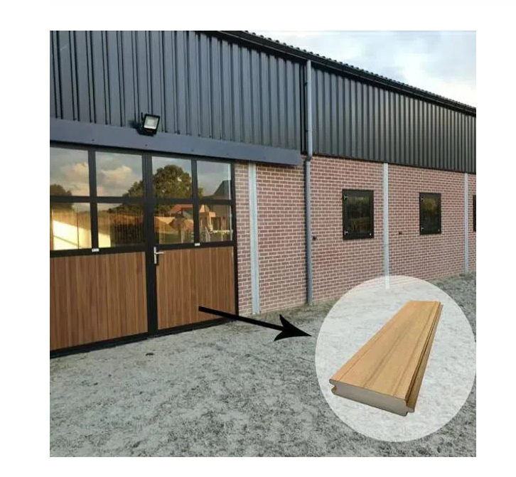 18mm Thickness ASA Capped PVC Composite Decking for Wood Grain Garden Fencing Panel