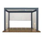 Modern Courtyard Intelligent Electric Louver Pavilion Villa Outdoor Sun Room