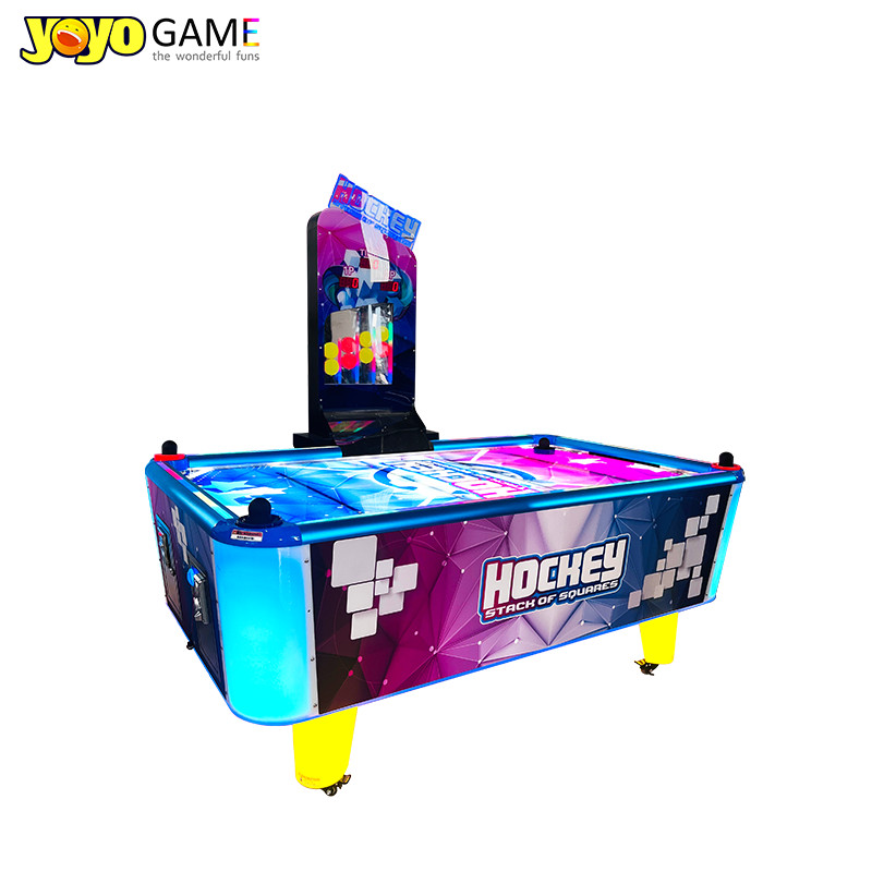 Luxury Coin Operated Game Blue Air Hockey Table For Club Electronic Air Hockey For Adults
