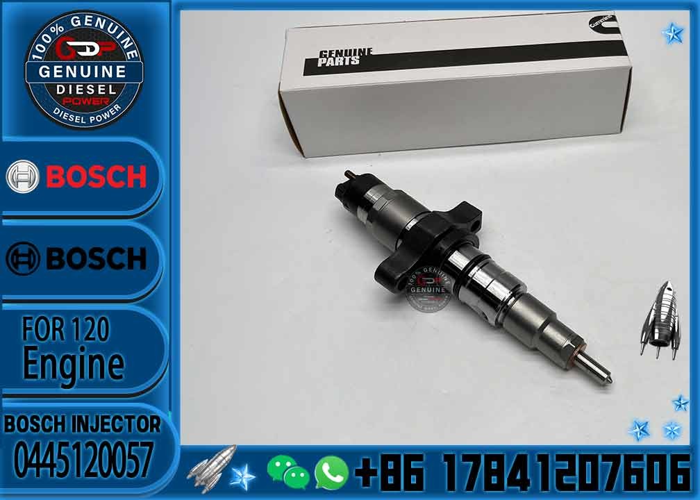 0445120057 0986435552 Common Rail Fuel Injector For Cu-Mmins Engine QSB6.7 0 445 120 057 2854608 504091505 For I-VECO Re