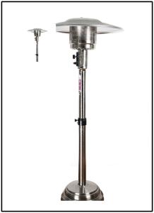 Quality 46000 BTU Stainless Steel Outdoor Patio Heater / Propane Yard Heater All Season Warmth wholesale