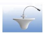 High Performance RF Accessories / Indoor Ceiling Antenna 698 - 2700 MHZ Band