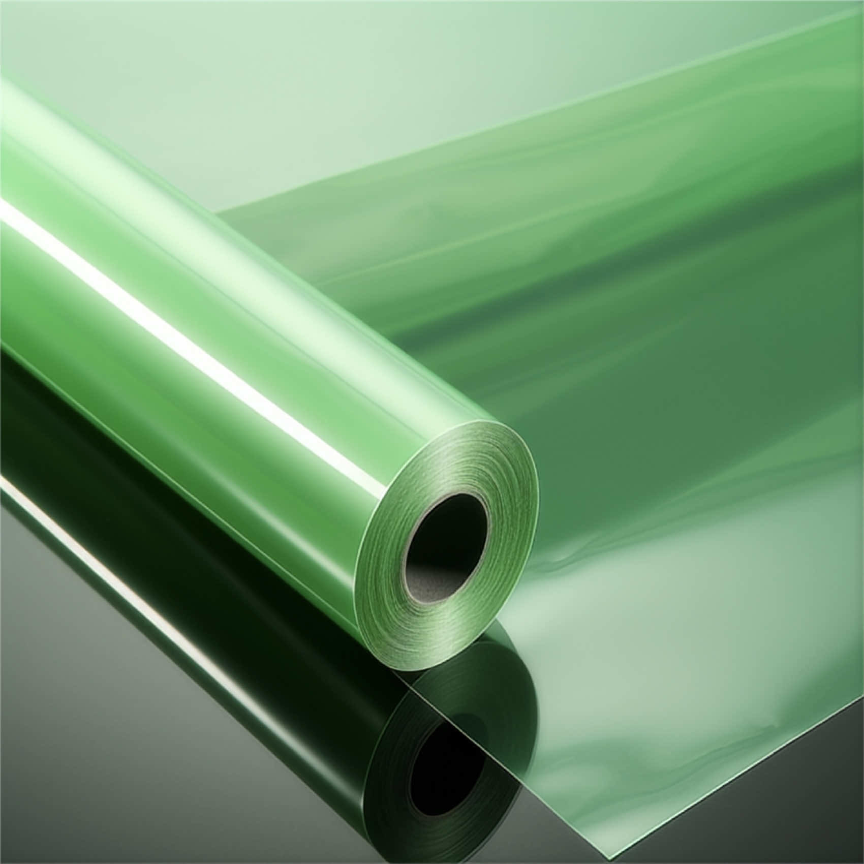 Clear Green Anti Static Film Polyethylene Terephthalate PET Film