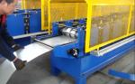 Ridge Cap Forming Machine 0.3-0.8mm Thickness 14-22 Roller Stations Chain Drive