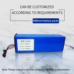 Rechargeable Electric Scooters Car Deep Cycle Battery 18650 13S4P 8AH 48V