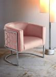 Metal Leg Honeycomb Single Lounge Chair