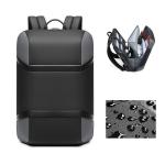 Zipper Closure Waterproof Business Backpack Dual Space Storage