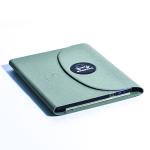 Business Luxury Pu Leather Wireless Charging Notebook Custom Logo