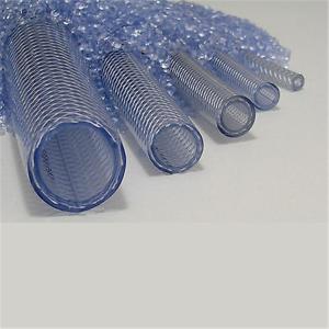 Quality Flexible PVC Clear Nylon Braided Hose Clear Fiber Reinforced PVC Water Hose wholesale