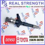 Common Rail diesel fuel Injector 23670-30240 095000-7380 for Diesel engine