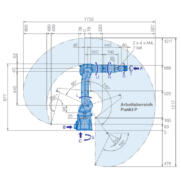 Yaskawa MOTOMAN GP7 Competitive Price Industrial Arms Picker Robot