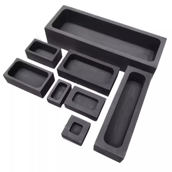 High Strength Graphite Boat for Melting Ingot Glass Precious Metal Ingot Die