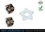 Customized EDCO Saw Parts 6pt Carbide TCT Cutters 46-55 HRC For Blastrac BMP265
